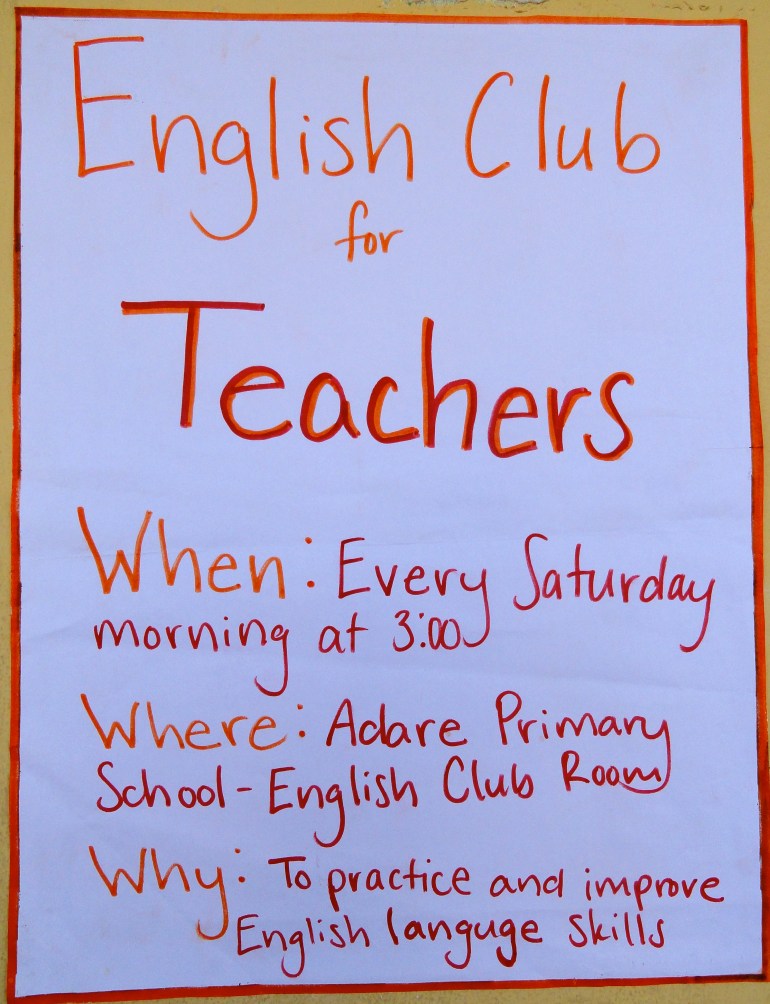 Teacher's Flyer
